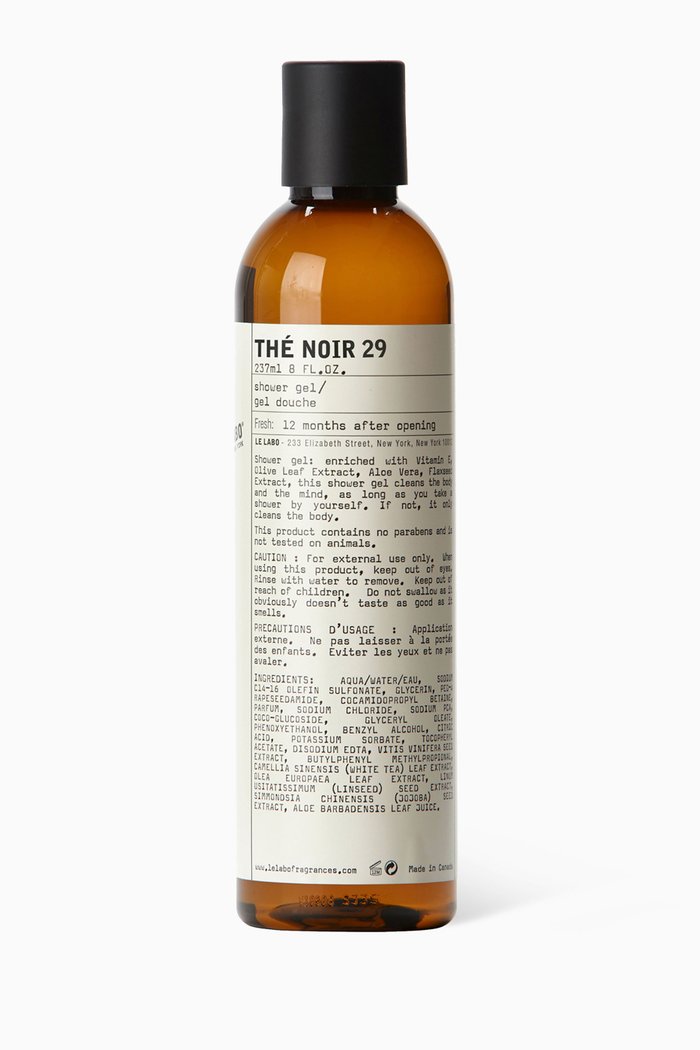 

Thé Noir 29 Shower Gel, 237ml, Colourless