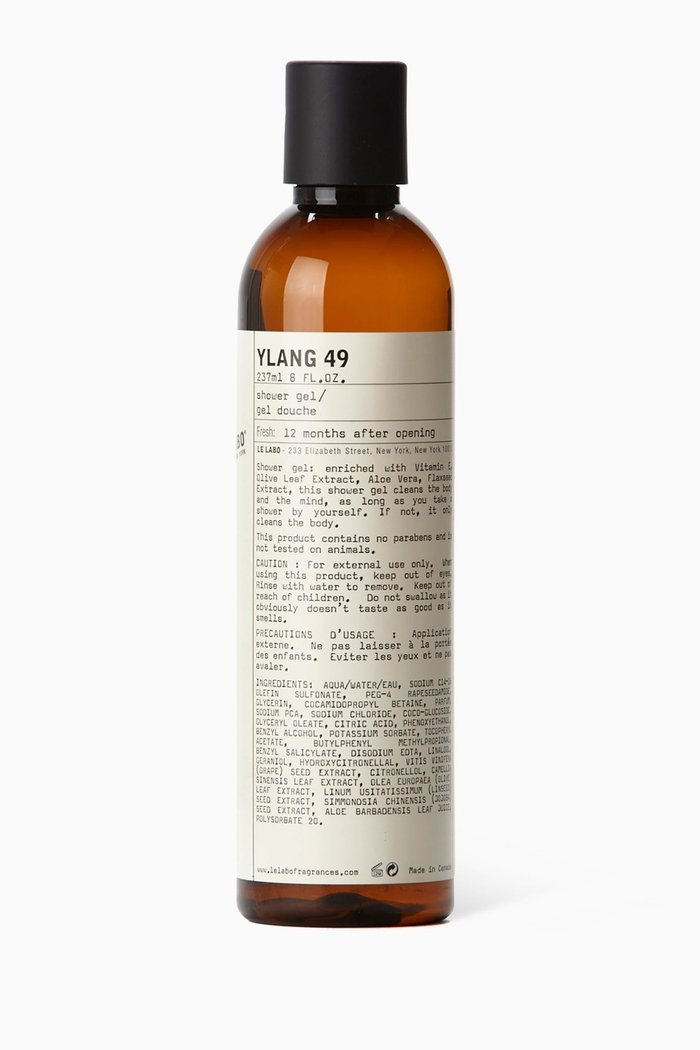 

Ylang 49 Shower Gel, 237ml, Colourless