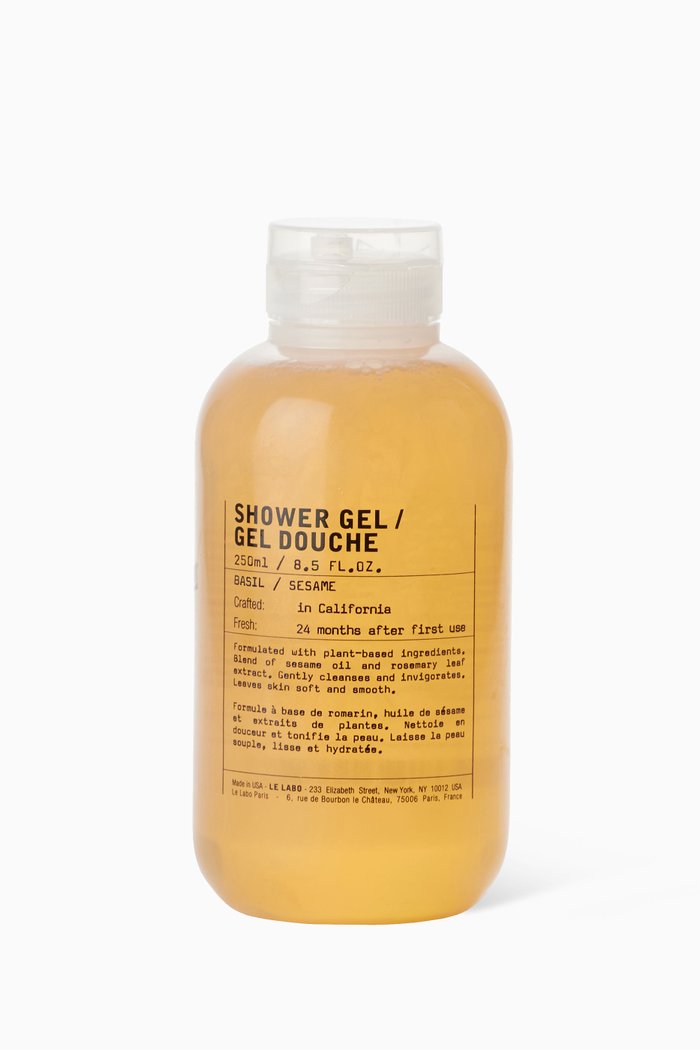 Basil Shower Gel, 250ml, Colourless