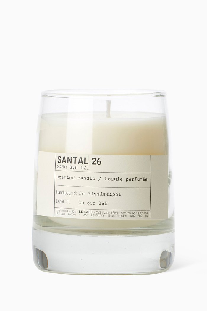 Santal 26 Scented Candle, 245g, Colourless