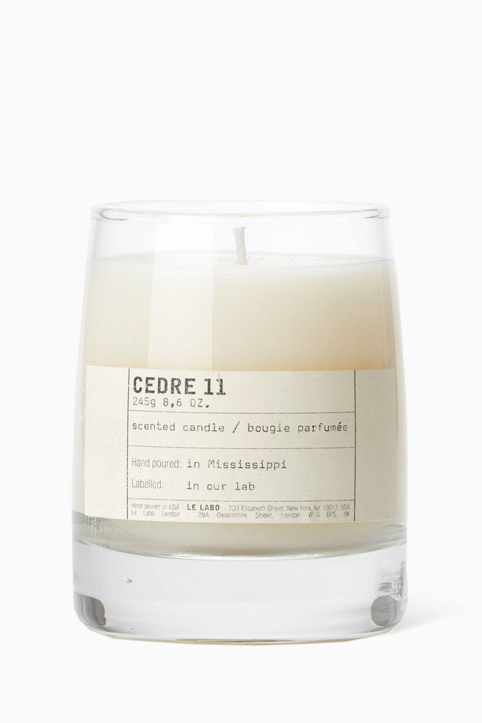 Cedre 11 Scented Candle, 245g, Colourless
