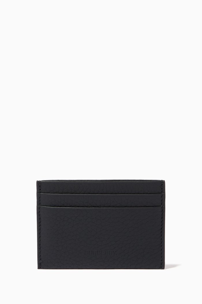

Card Case in Grainy Leather, Black
