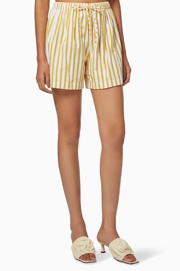 

Sereno Shorts in Cotton Poplin, Yellow