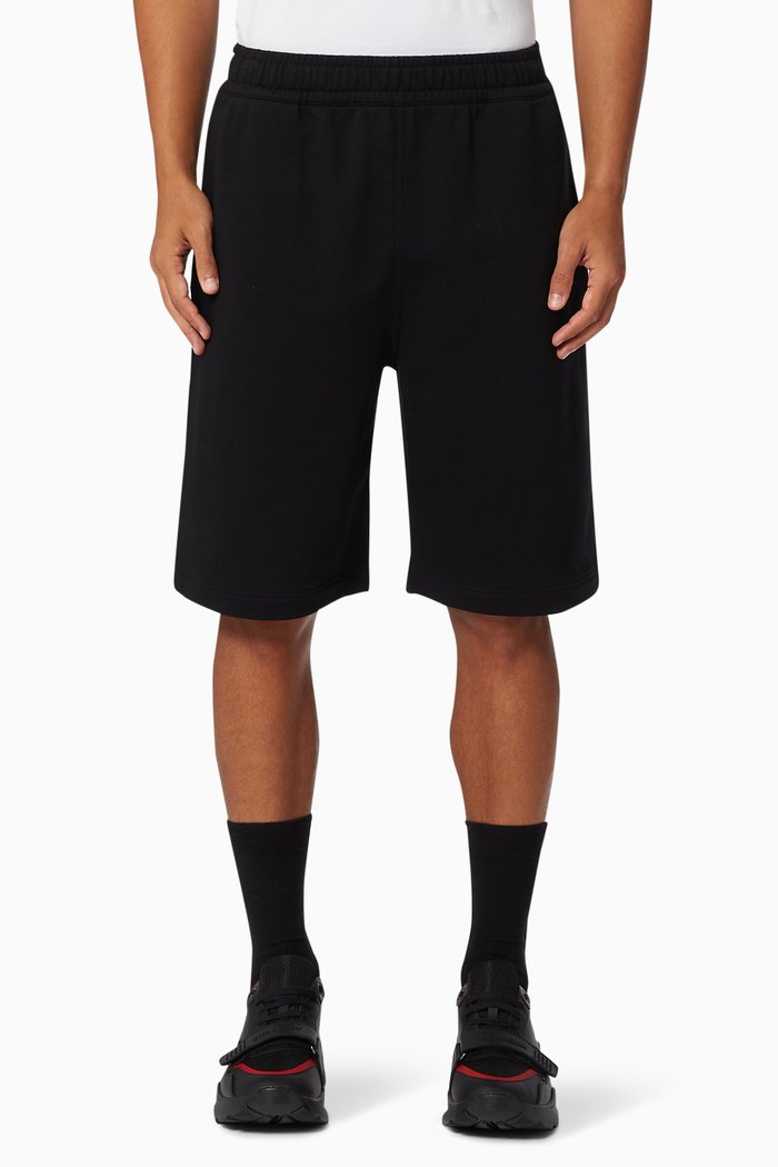 

Shorts with Coordinates in Cotton, Black