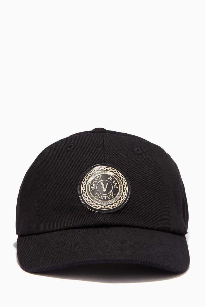 

Capello Baseball Cap in Cotton, Black