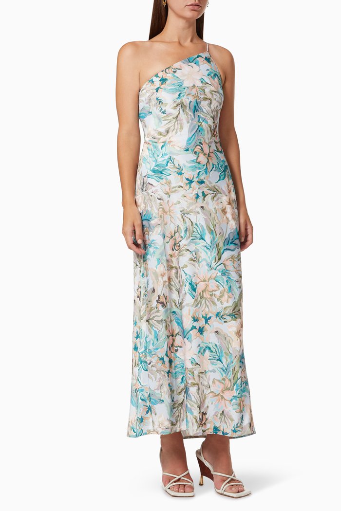 

Penny Dress in Floral Crepe, Multicolour