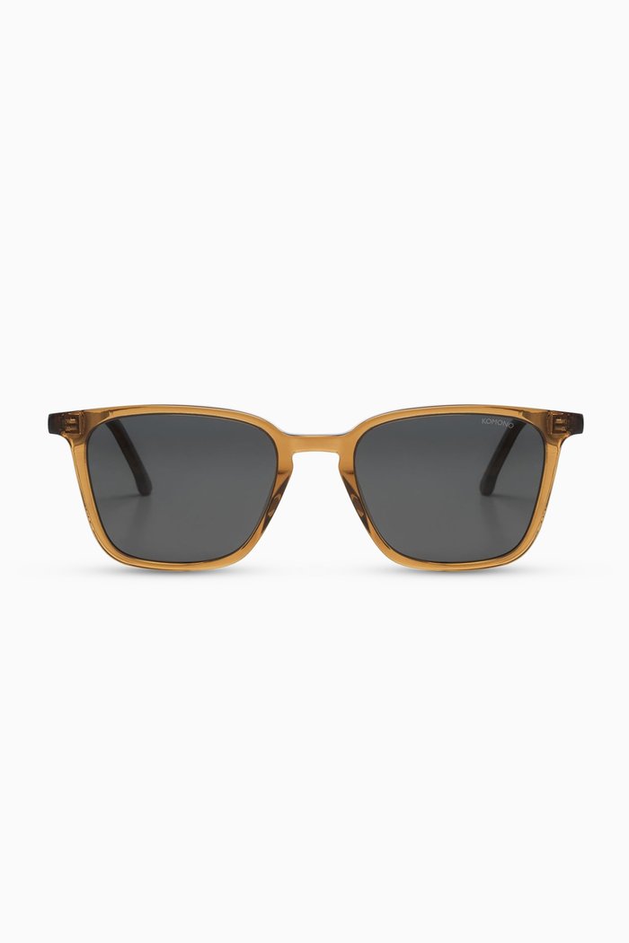 

Ethan Sand Square Sunglasses in Acetate, Brown