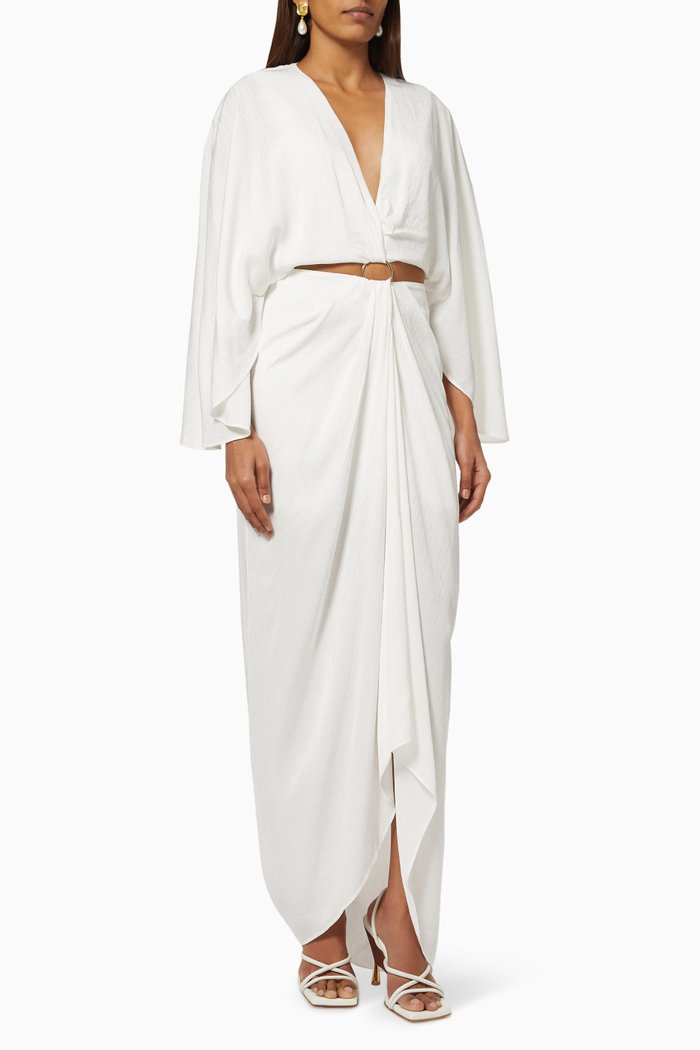 

Provence Dress in Crepe, Neutral