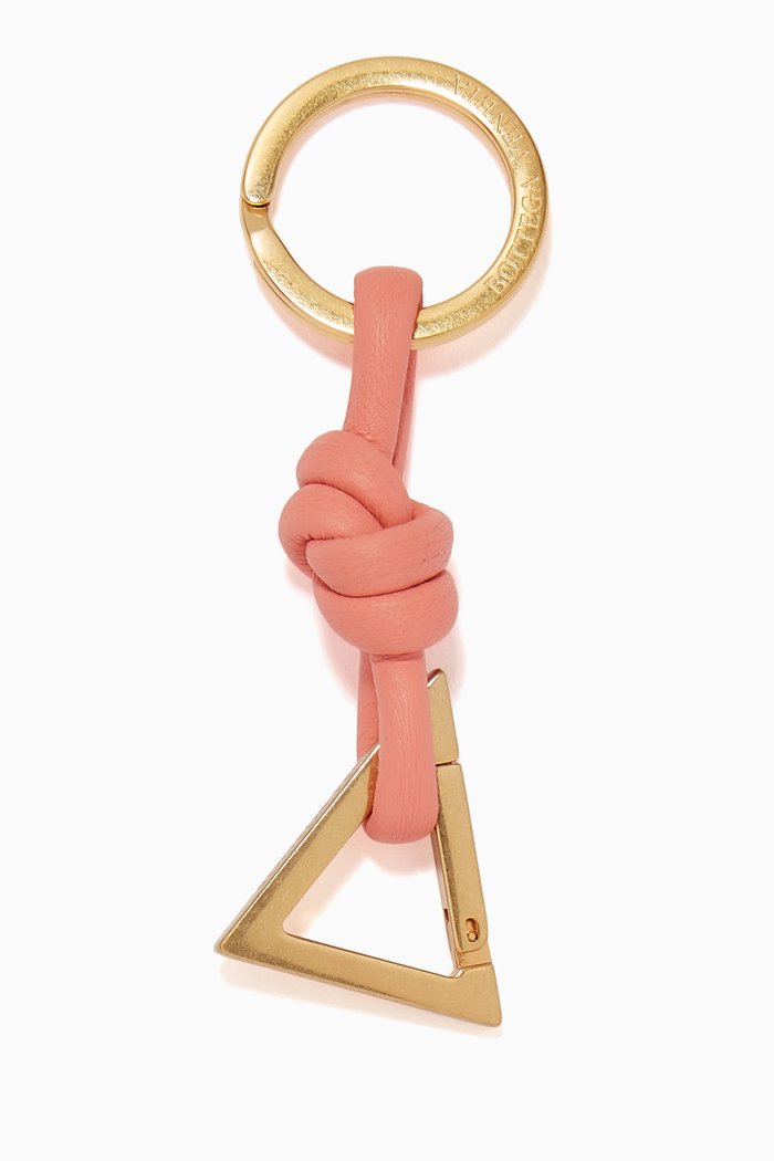 

Knotted Key Ring in Nappa, Neutral