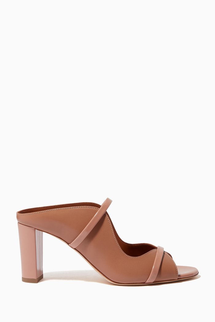 

Norah 70 Mules in Nappa, Neutral