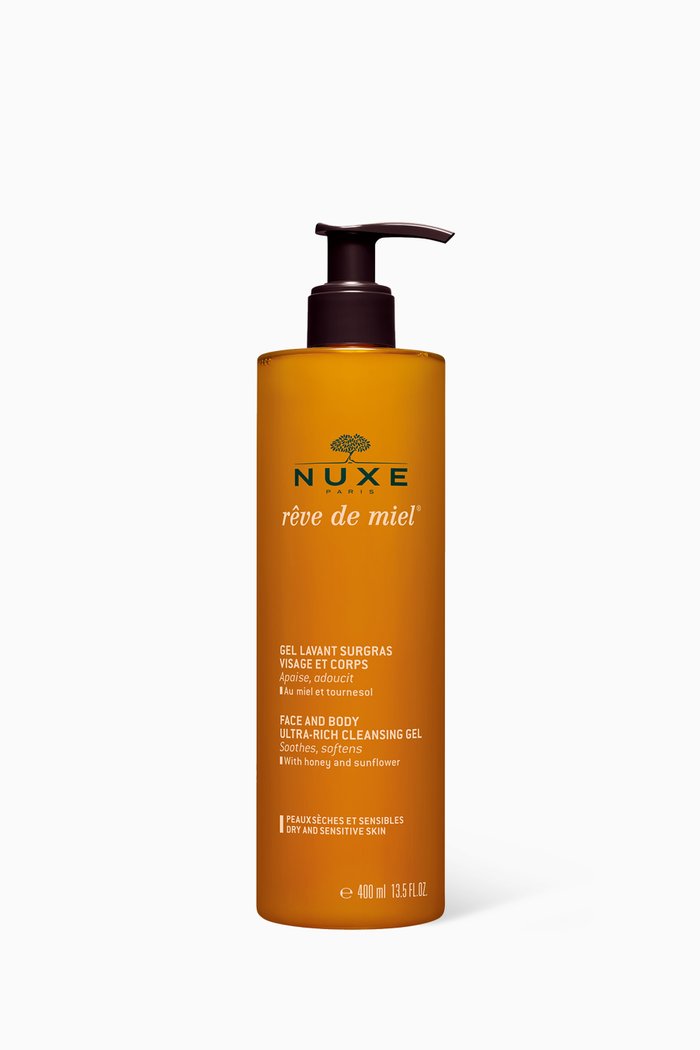 

Rêve de Miel Face and Body Ultra-Rich Cleansing Gel, 400ml, Colourless