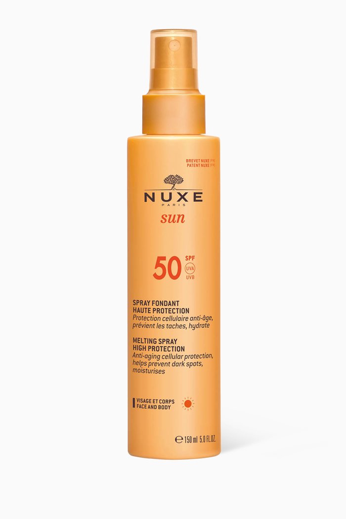 

Sun Melting Spray Spray Face and Body High Protection SPF50, 150ml, Colourless