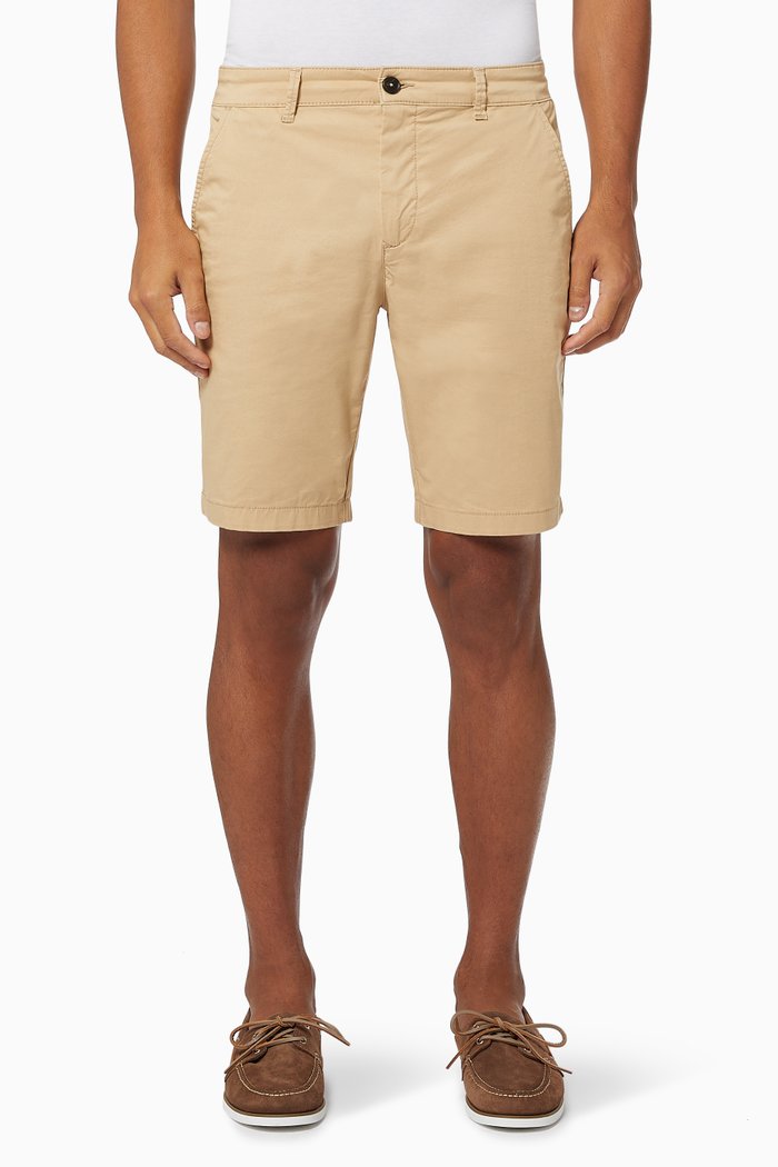 

Seville Chino Bermuda Shorts in Cotton, Neutral