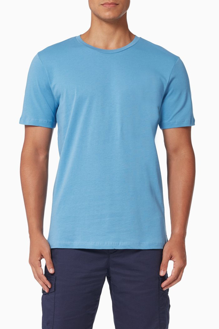 

Boston T-shirt in Cotton, Blue