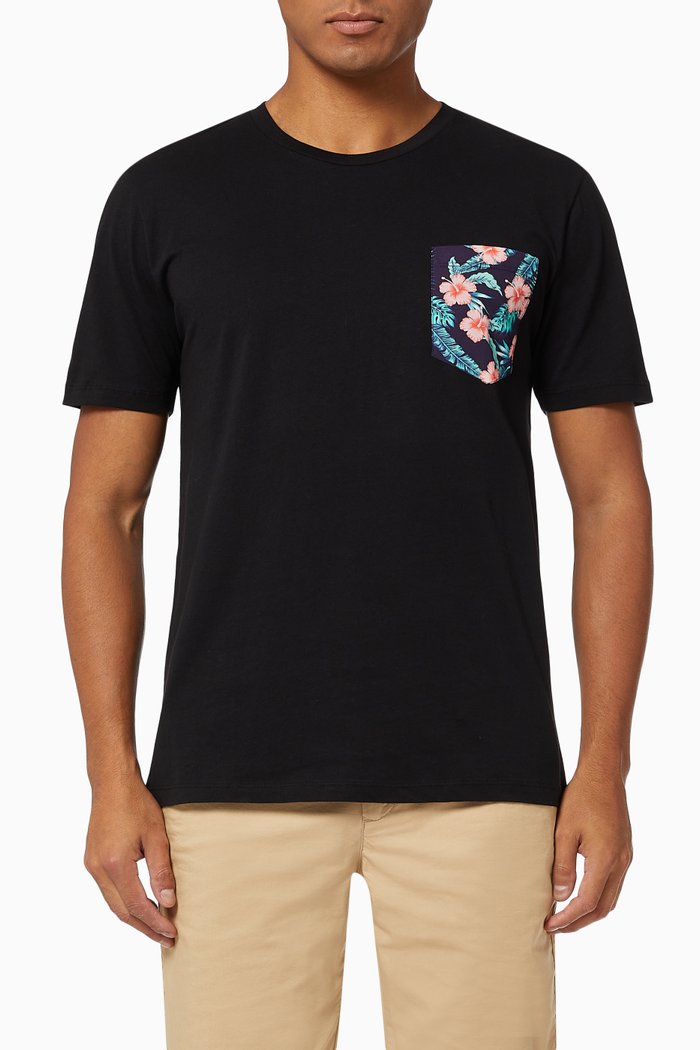 

Perth T-shirt in Cotton Jersey, Black