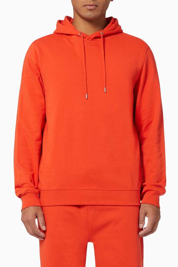 

London Hoodie in Cotton, Orange