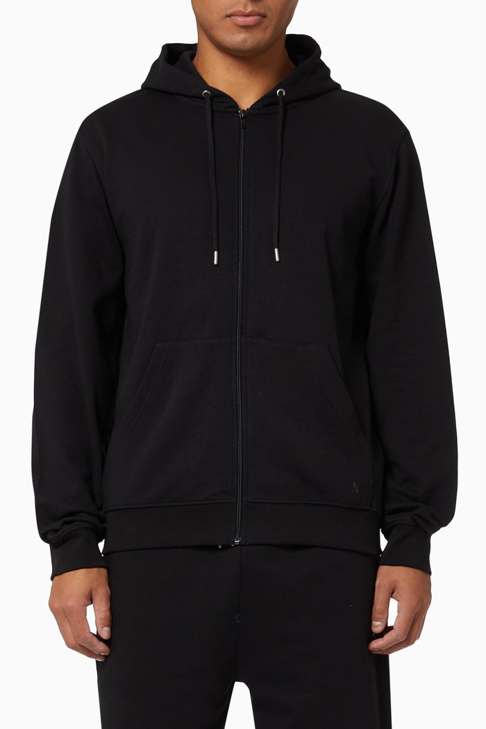 

Paris Hoodie in Cotton, Black