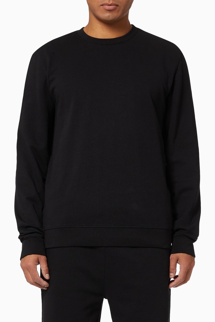 

Amsterdam Sweatshirt in Cotton, Black