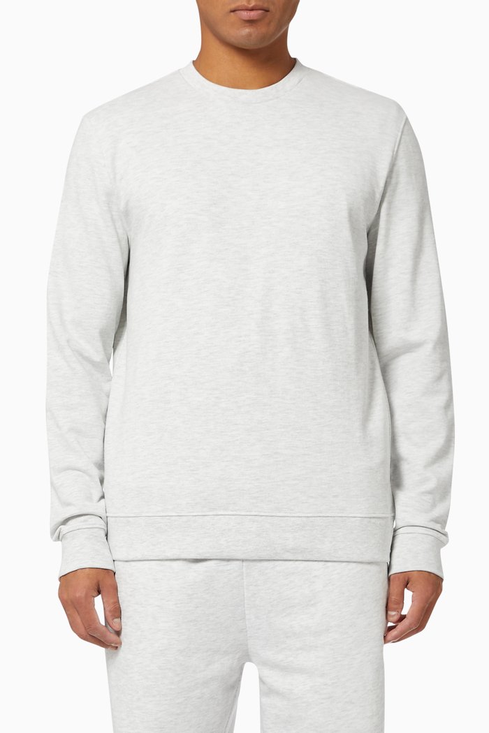 

Amsterdam Sweatshirt in Cotton, Grey