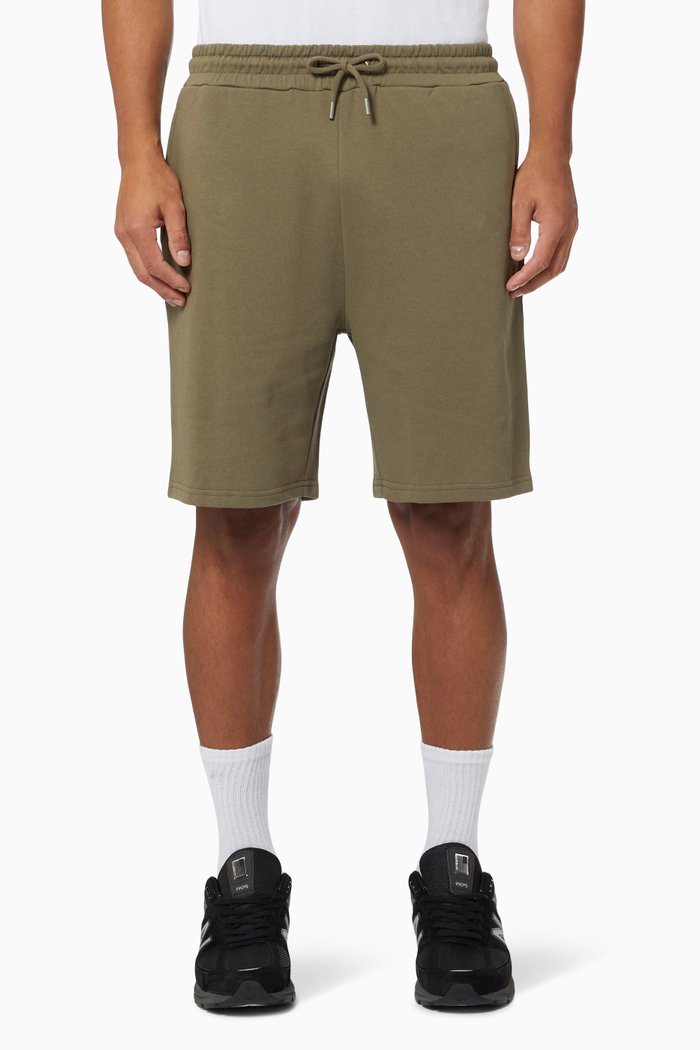 Istanbul Sweat Shorts in Cotton, Green