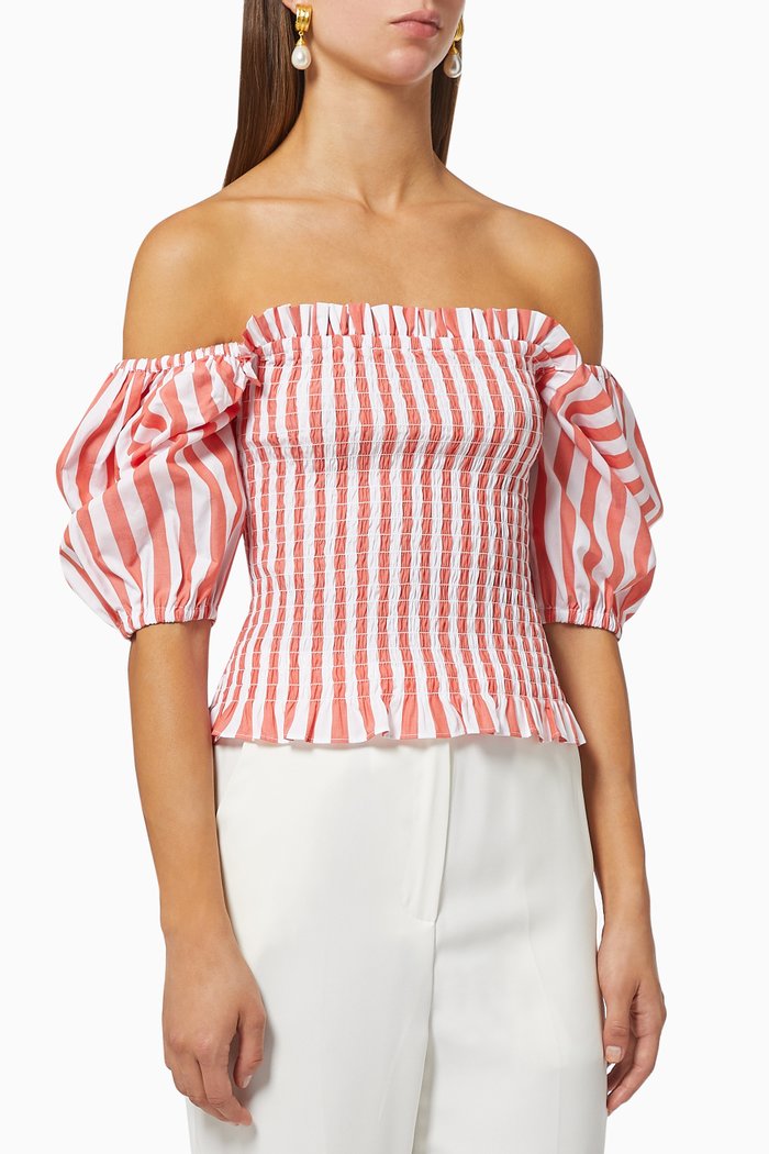 

Camilla Striped Top, Pink
