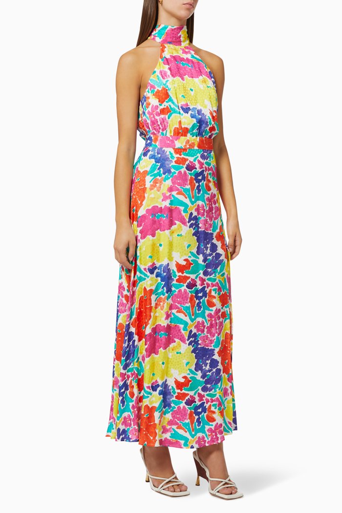 

Vera Watercolour Dress in Viscose, Multicolour