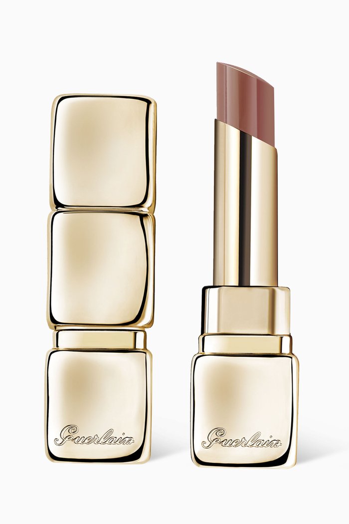 

119 Floral Nude KissKiss Shine Bloom Lipstick Balm, 3.2g, Multicolour