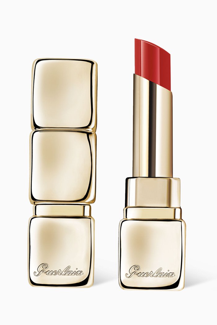 

709 Petal Red KissKiss Shine Bloom Lipstick Balm, 3.2g, Multicolour