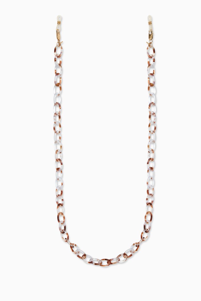 

Aqua Eyeglasses Chain in Acetate, Multicolour