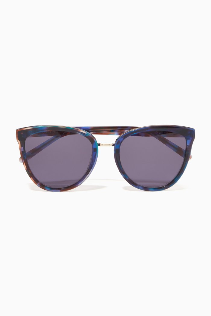 

The Bellagio Sunglasses in Acetate, Blue