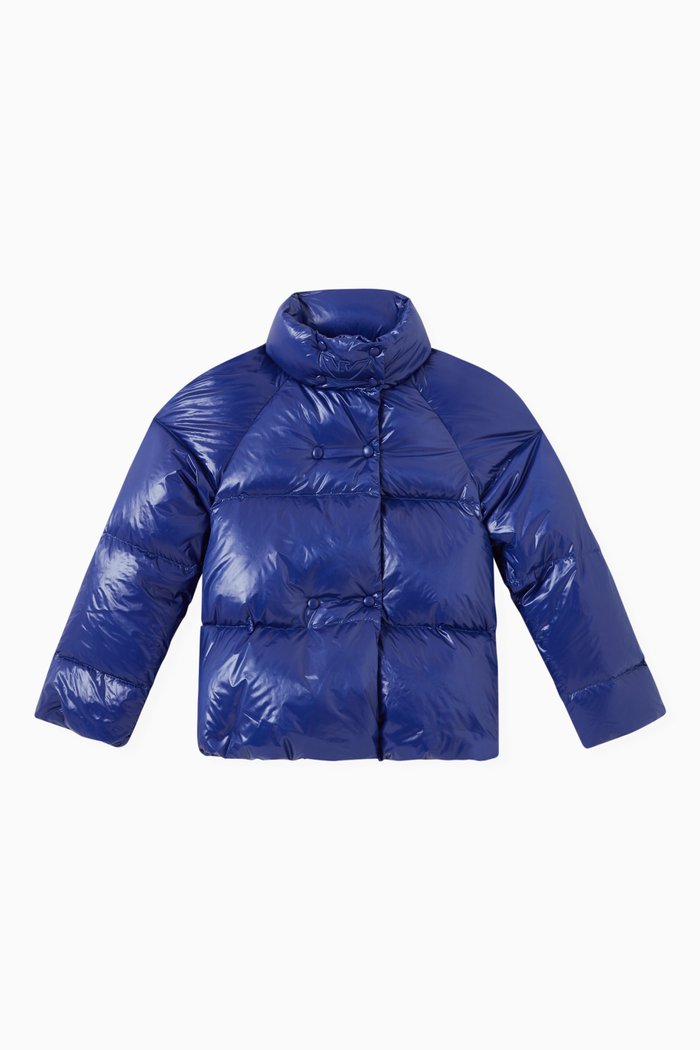 

Puffer Jacket in Nylon, Blue