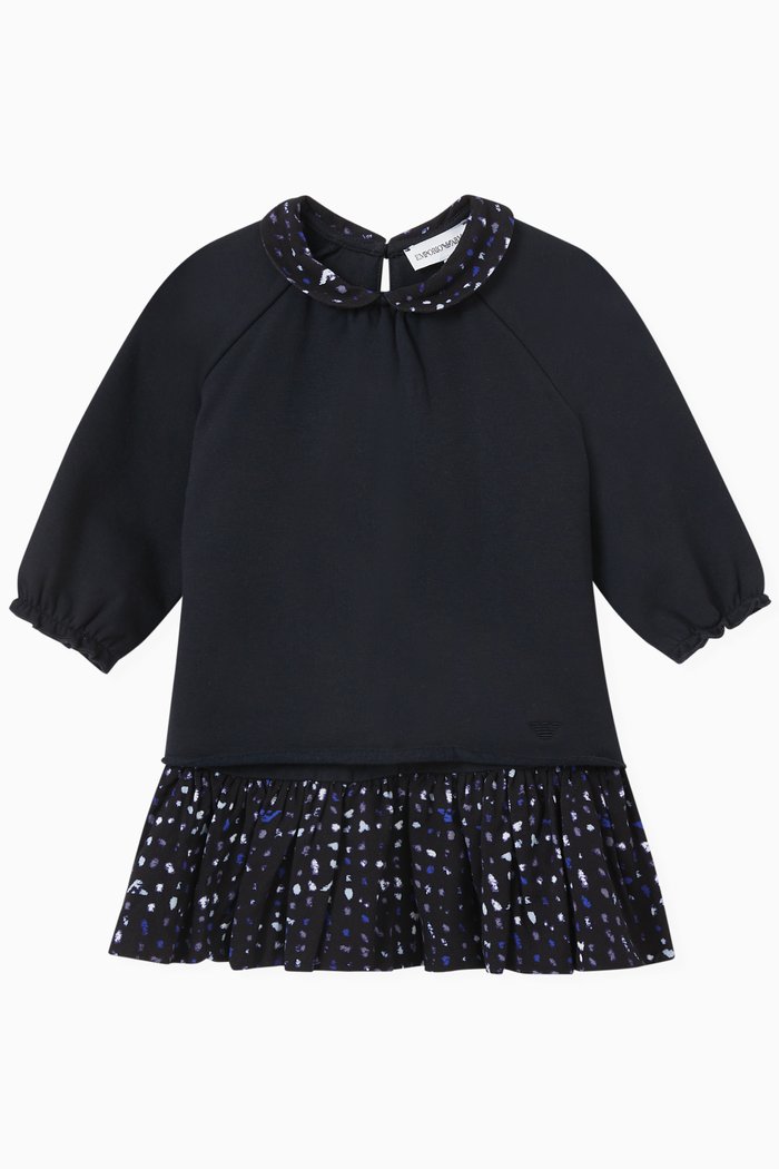 

Fantasy Devore Dress in Jersey & Devoré, Blue