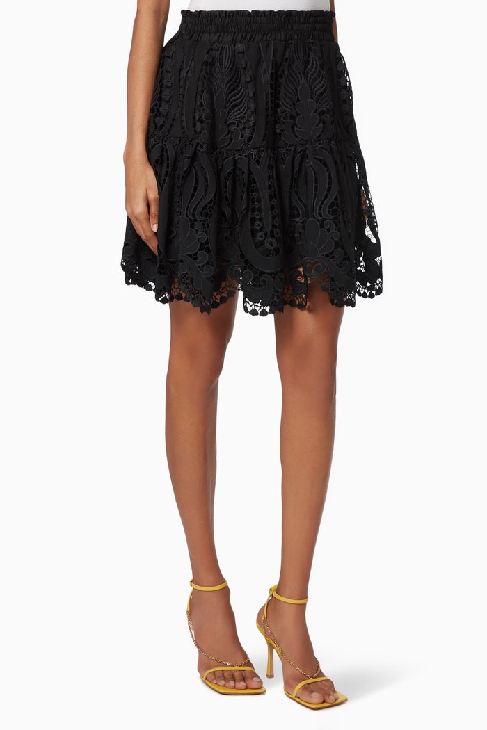 

Frida Lace Skirt, Black