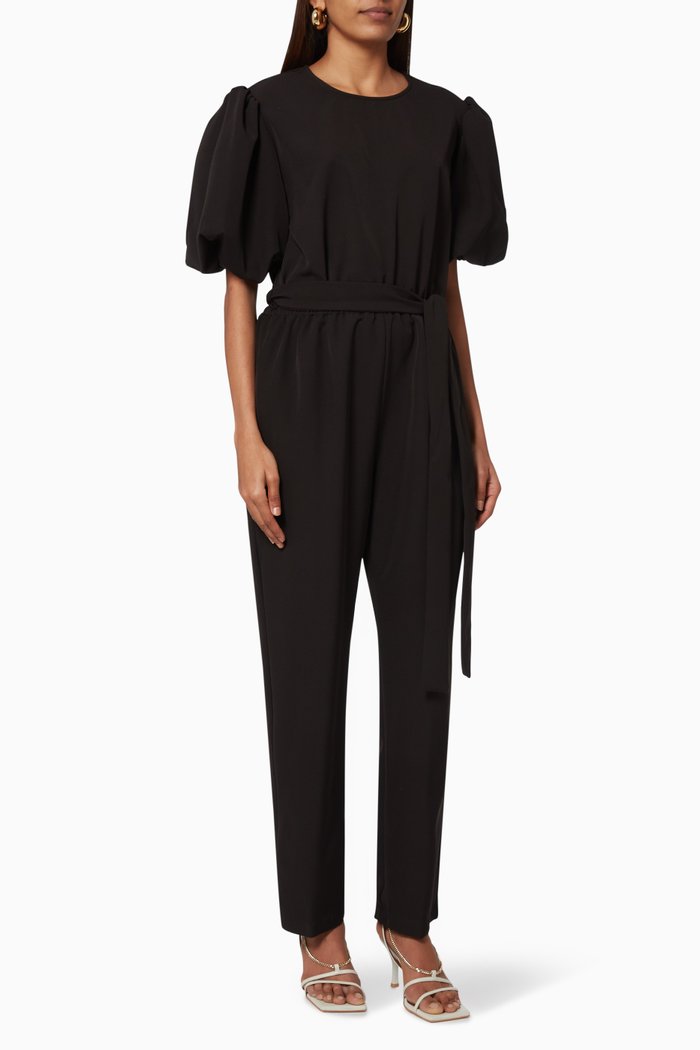 

Alannah Belted Jumpsuit, Black