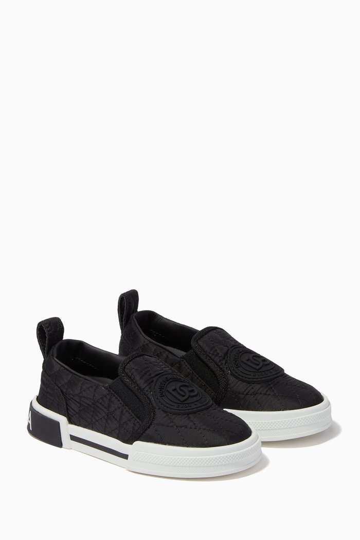 

DG Next Portofino 2.Zero Slip-on Sneakers in Nylon, Black