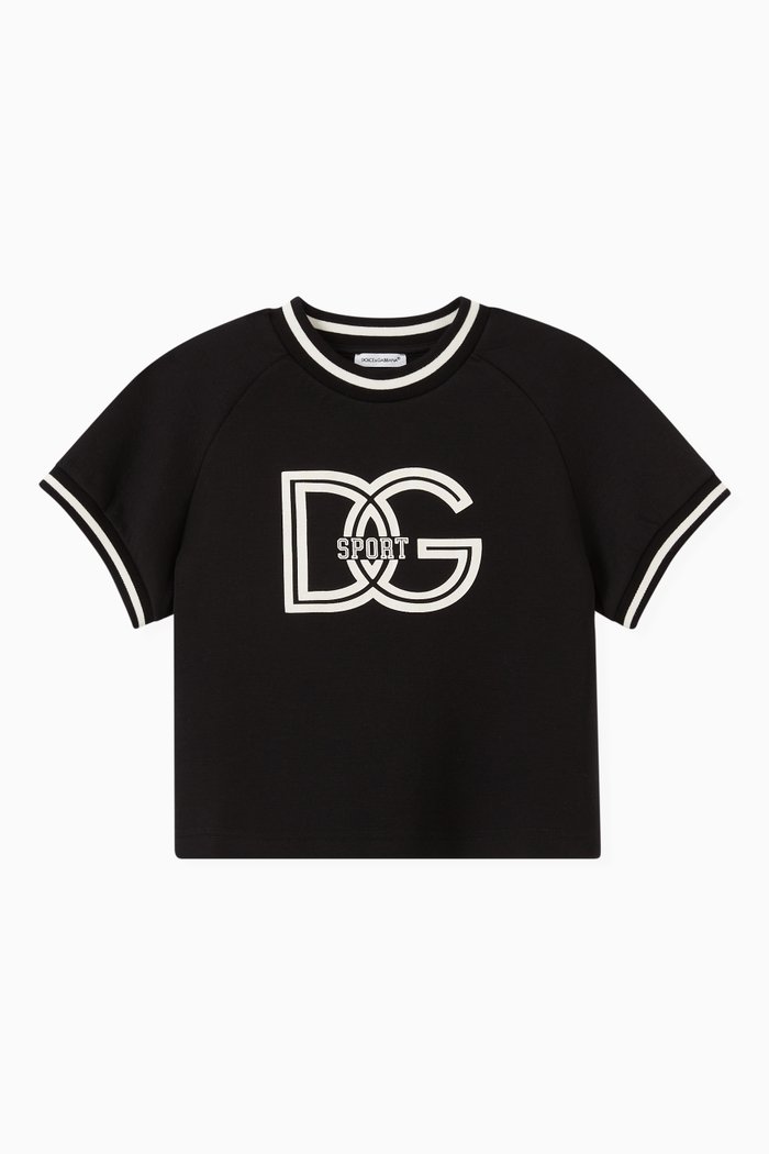 

DG Next Sport T-shirt in Jersey, Black