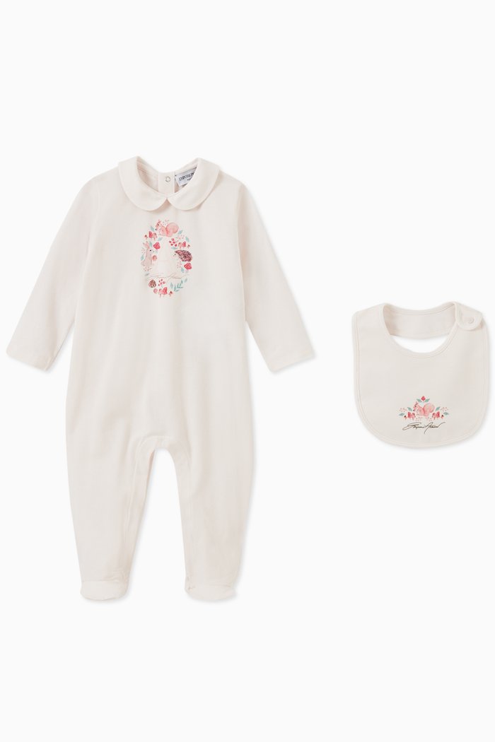 

Woodland Animals Pyjama Set in Cotton, Pink