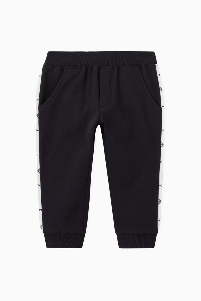

EA Tape Joggers in Jersey, Blue