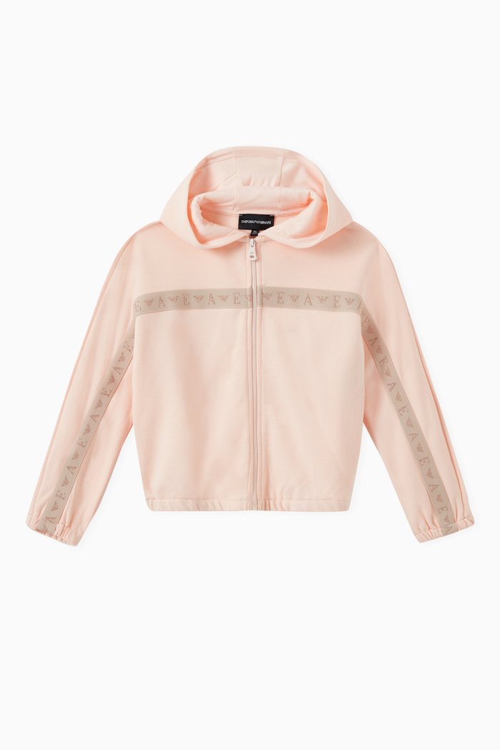 

EA Lurex Tape Sweatshirt in Jersey, Pink