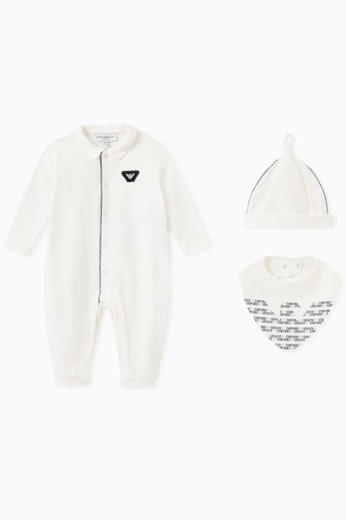 

Pyjama Gift Set in Stretch Cotton, Neutral