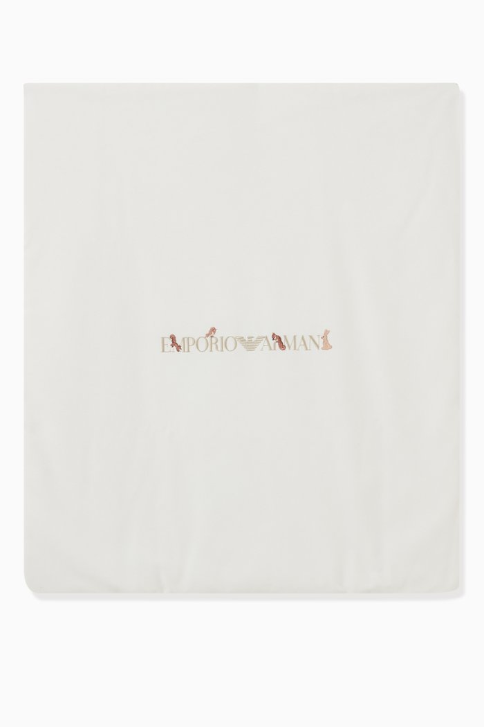 

EA Woodland Animals Blanker in Cotton, Neutral