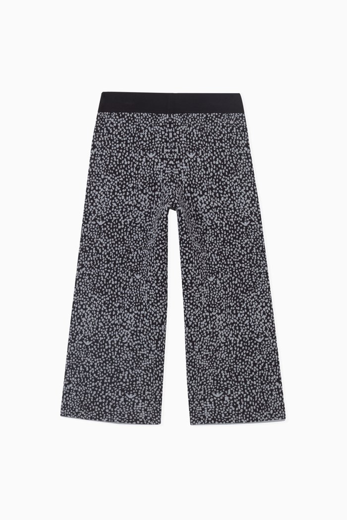 EA Fantasy Trousers in Devoré Knit, Blue