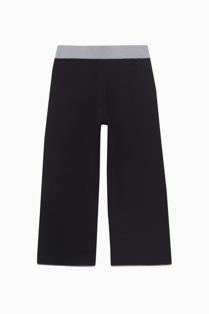

EA Fantasy Trousers in Devoré Knit, Blue