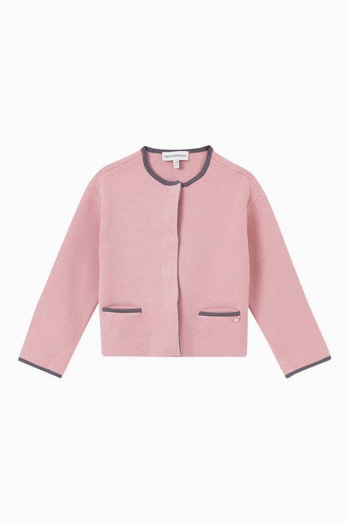

Fantasy Blazer Jacket in Devoré, Pink