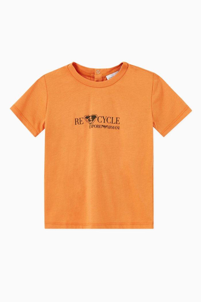 

EA Emoji Recycle T-shirt in Jersey, Orange