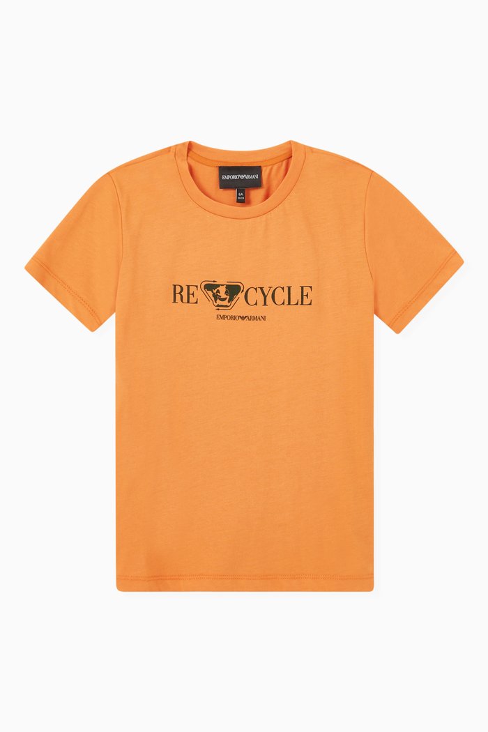

EA Emoji Recycle T-shirt in Jersey, Orange