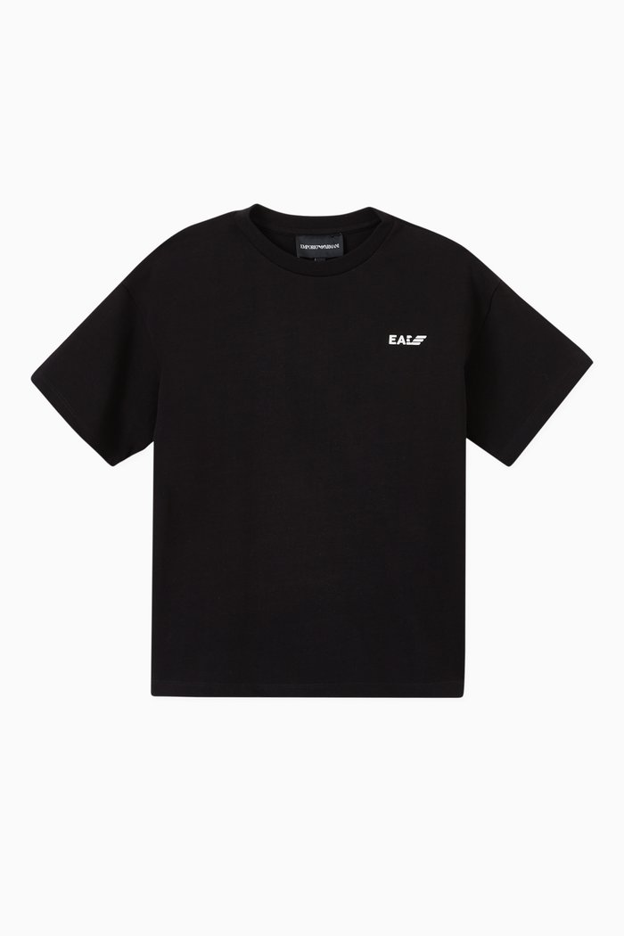 

EA Crew Capsule T-shirt in Jersey, Black