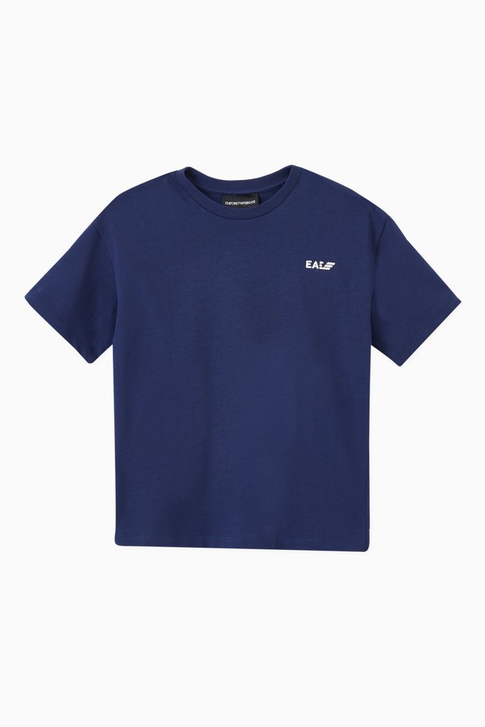 

EA Crew Capsule T-shirt in Jersey, Blue