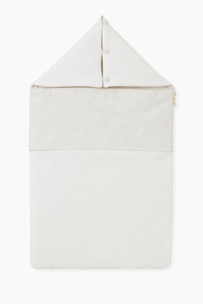 EA Eagle Logo Sleeping Nest in Cotton, Neutral