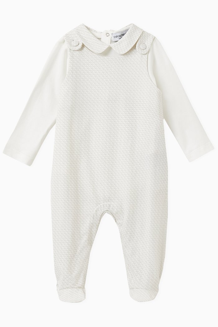 

EA Micro Eagle Jumpsuit & Dungarees Set in Jersey, Neutral